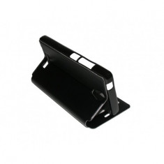 Husa tip carte cu stand neagra (cu decupaj frontal) pentru telefon Allview P6 Energy Lite foto