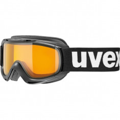 Ochelari Ski Snowboard Uvex Slider Junior Black LaserGoldlite S1 foto