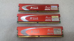 Memorii 3 x 1GB ADATA DDR2 800+ Extreme Edition AD2800E001GU - poze reale foto