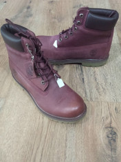 Bocanci dama TIMBERLAND 6inch originali piele waterproof grena 41/42 foto