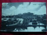 Ilustrata Tulcea - Vedere din Port , circulat 1962, Circulata, Fotografie