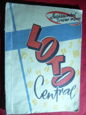 Loto Central - Desfasurari - Scheme Reduse - Ed. 1960 foto