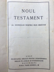 Vand Noul Testament + Psalmii 1937 foto