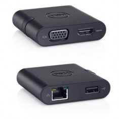 DELL Adapter - USB 3.0 zu HDMI/VGA/Ethernet/USB 2.0 DA100 (492-BBNU) foto