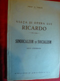 Prof.G.Trasca - Viata ,Opera lui Ricardo/ Sindicalism si Socialism -2 Conf.1935