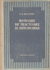 V.N. Boltinski - Motoare de tractoare si automobile - 674593 foto