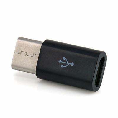 Adaptor microUSB (mama) la USB 3.1 Type-C (tata) / la mufa lightning foto