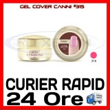 Cumpara ieftin Gel UV Cover Canni Pink #315, 15ml, Constructie Unghii, Vascozitate Medie, Uscare Rapida UV
