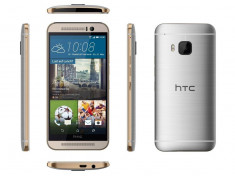 HTC One M9 32 GB Gold on Silver NOU,Necodat,pachet complet sigilat foto