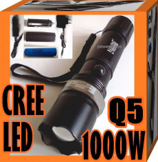 LANTERNA CREE LED Q5 1000W foto