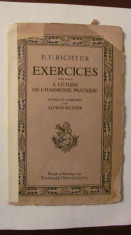 CY - Friedrich RICHTER &amp;quot;Exercitii de Armonie&amp;quot; in limba franceza 1923 foto