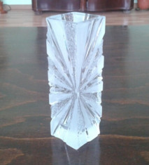 Vaza cristal masiv foto