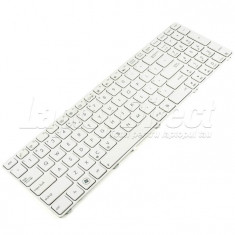 Tastatura Laptop Asus X52JB alba cu rama foto