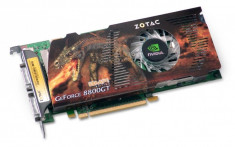 Placa video Zotac GeForce 8800GT 512MB DDR3 256-bit, AMP! EDITION, garantie. foto