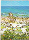 Bnk cp Eforie Sud - Vedere de pe plaja - circulata - marca fixa, Printata