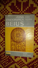 Zona etnografica Beius -an 1981/141pag/ilustratii/harta - Ioan Godea foto