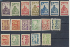 1918 POLONIA lot de 18 timbre locale posibil incluzand eseuri foto