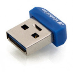 Stick USB 3.0 Verbatim Store &amp;#039;n&amp;#039; Stay NANO 16GB Albastru foto