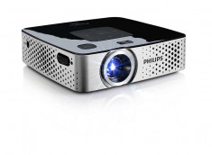 Philips PicoPix PPX3417W 170ANSI lumens DLP WVGA (854x480) Portabile Negru, Metalic foto