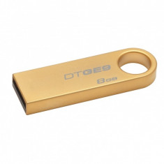 Stick USB 2.0 Kingston DataTraveler GE9 8GB Auriu foto