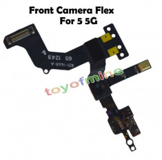 Camera frontala Apple iPhone 5 5S fisa panglica originala NOUA foto