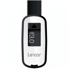 Stick USB 3.0 Lexar JumpDrive S25 128GB Alb - Negru foto