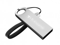 Stick USB 2.0 Transcend JetFlash 520S 32GB Argintiu foto