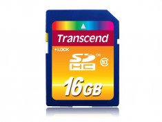 Card SDHC Transcend 16 GB Class 10 foto