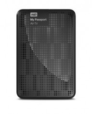 HDD Extern Western Digital My Passport AV-TV 1TB USB 3.0 Negru foto