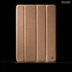 Husa/toc LUX piele fina HOCO Crystal, iPad 2 / 3 / 4, smart cover, GOLD foto