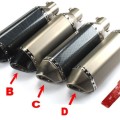 Tobe Moto Sport Akrapovic Universale Carbon Aluminiu Titan