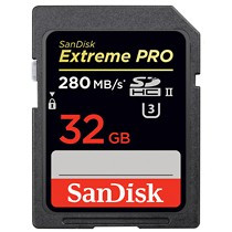 Card SDHC SanDisk Extreme PRO 32GB UHS-II foto