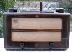 Radio 1941 Philips model 845U lampi fabricat in Olanda WWII foto