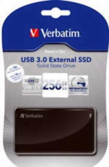 SSD Extern Verbatim Store&amp;#039;n&amp;#039;Go 256GB Negru foto