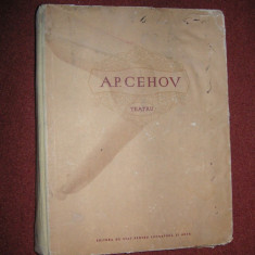 A. P. Cehov - Teatru - cu portret si ilustratii - 1954