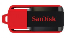 Stick USB 2.0 SanDisk Cruzer Switch 8GB Negru-Rosu foto