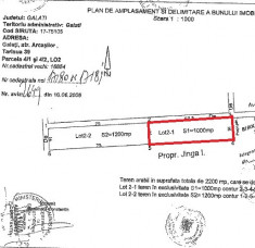 Teren 1000 mp, Strada Arcasilor, Galati foto
