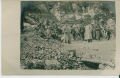 WW1 SOLDATI PRINZONIERI RUSI FRONTUL EST ROMANIA IN CARIERA DE PIATRA foto