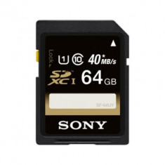 Card SDXC Sony 64 GB UHS-I Class I Negru foto