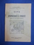 G.M. RASCU - CURS DE ANTROPOGEOGRAFIE SI ETNOGRAFIE - CHISINAU - 1927