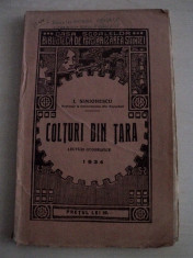 COLTURI DE TARA- I.SIMIONESCU, 1934 foto