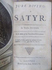 Iure Divino a Satyr, London 1706 foto