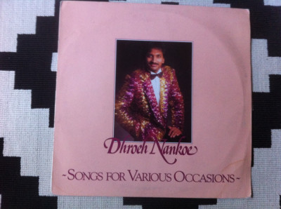 Dhroeh Nankoe songs for various occasions disc vinyl lp muzica indiana india VG+ foto