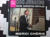 Udo Jurgens Seine Grossten Erfolge Merci Cherie 1967 disc vinyl lp muzica pop, VINIL