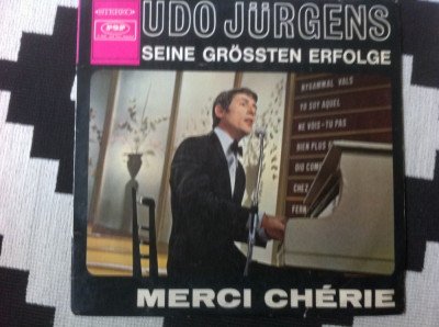 Udo Jurgens Seine Grossten Erfolge Merci Cherie 1967 disc vinyl lp muzica pop foto