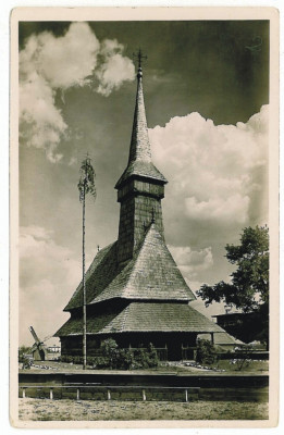 1614 - BUCURESTI, Village museum, church and mill - old PC. real PHOTO - unused foto