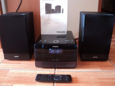 Micro System Philips MCM302 Mini System audio , USB , mp3 , radio , mp3 link foto