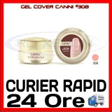 GEL UV COVER CANNI HARD PINK #308, 15 ML - CONSTRUCTIE MANICHIURA, UNGHII UV, Gel de constructie