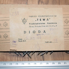 LOT 20 DIODA/ DIODE , ANII 70