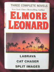 THREE COMPLETE NOVELS, Elmore Leonard, 1992. Carte in lb. engleza. Absolut noua foto